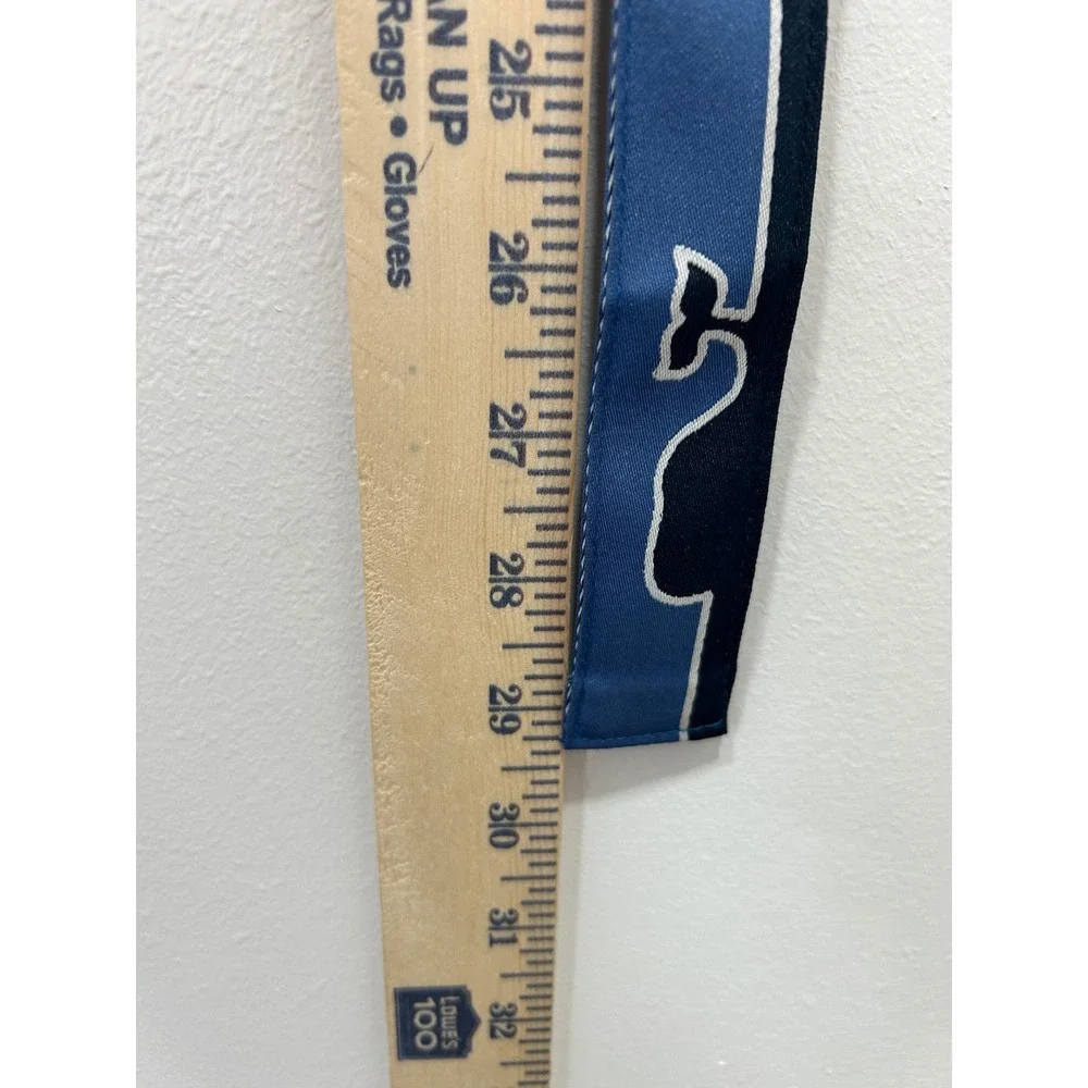 Vineyard Vines Belt Kids Medium‎ Blue Whale Logo D-Ring Canvas 29